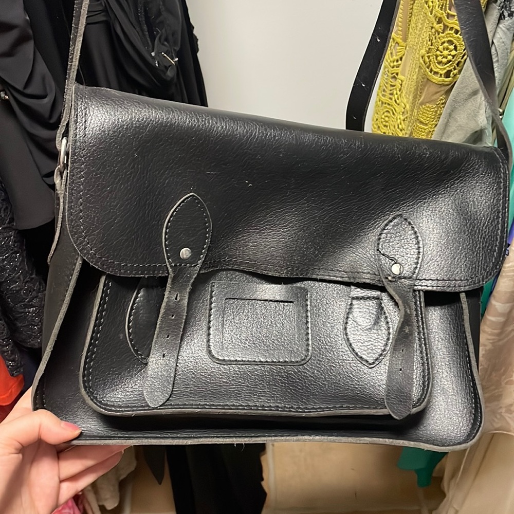 Vegetarian shoes VEGAN leather briefcase (unisex)